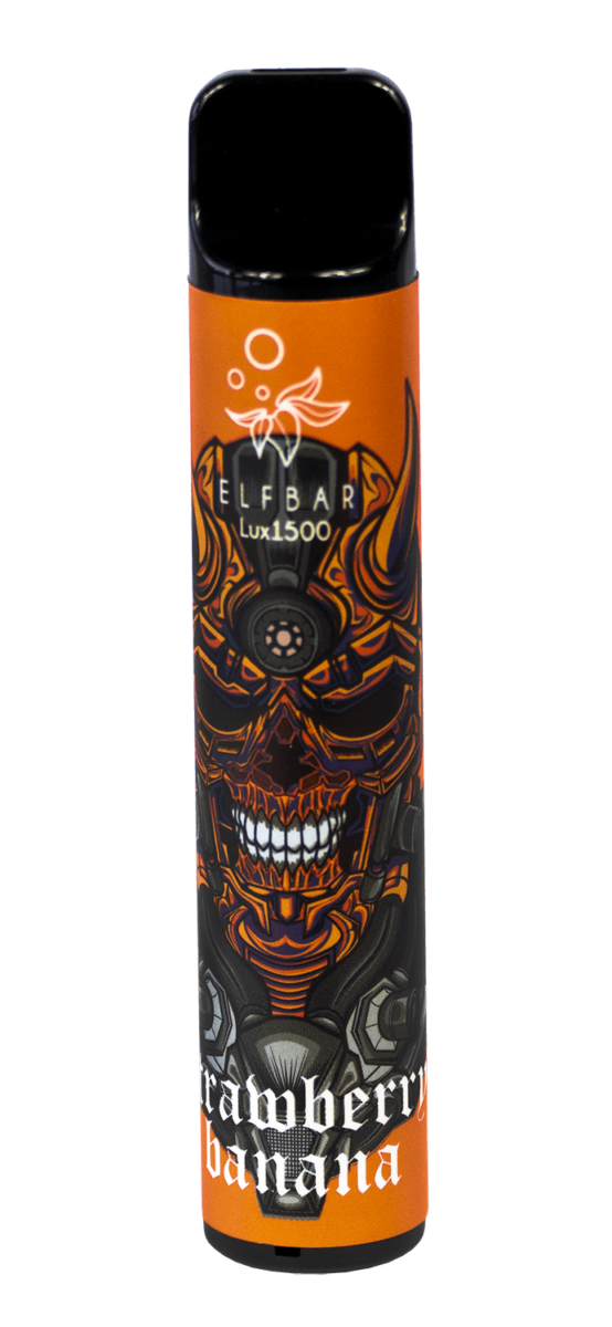 ELFBAR Lux 1500 Strawberry Banana Hanftheke CBD Shop 🇨🇭 Schweizer CBD