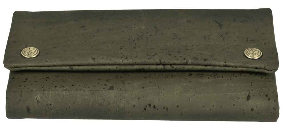 Kavatza Tabaktasche Cork Olive Green Deluxe